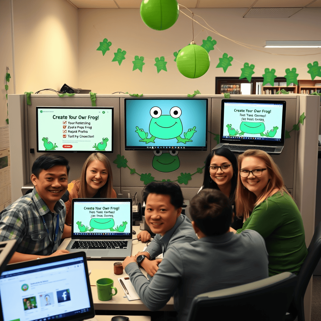 Leap into Fun: Teams Celebrate National Leap Frog Day!